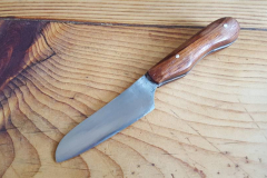 Utility knife with a rosewood handle